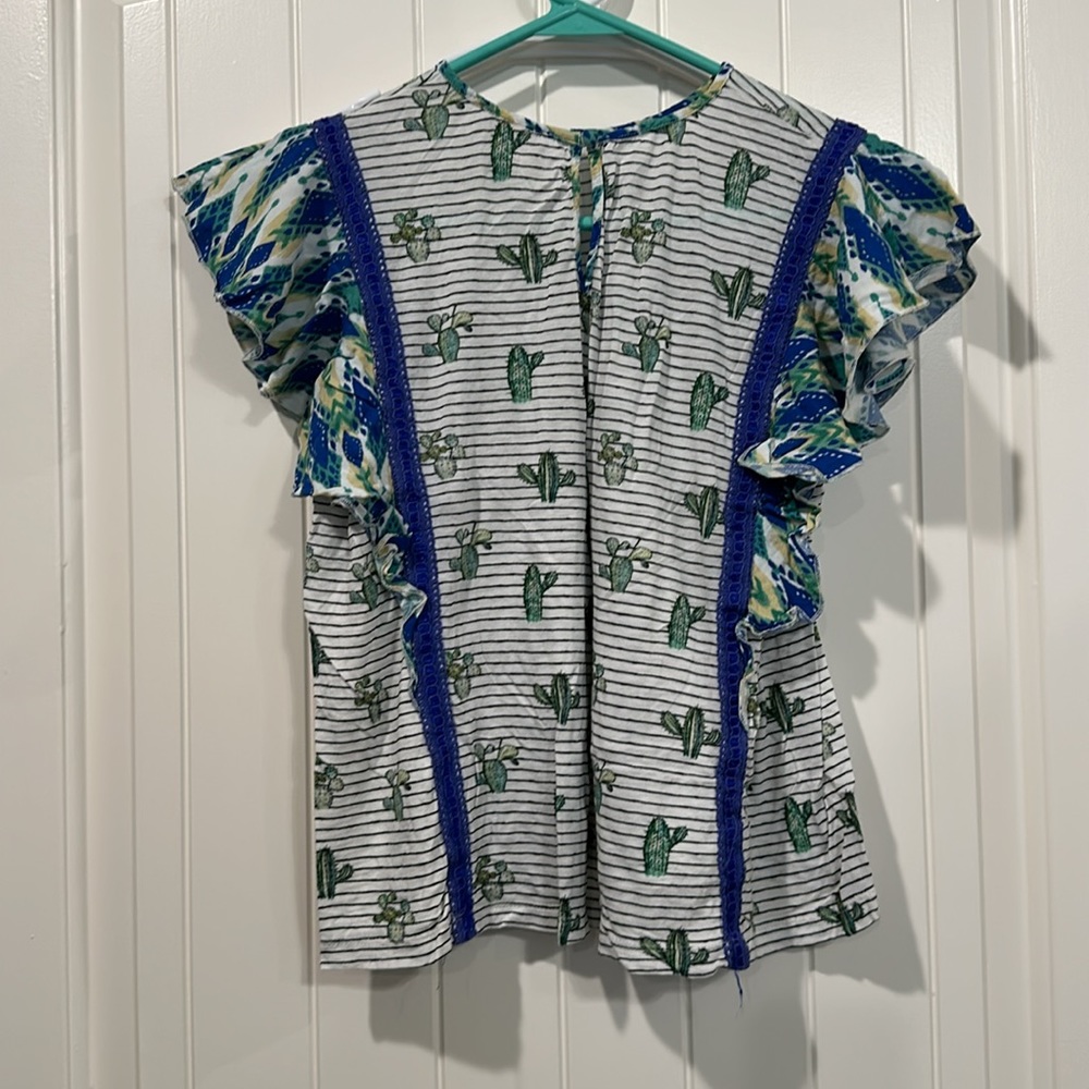 Cactus Ruffle Shirt - Picture 2 of 2